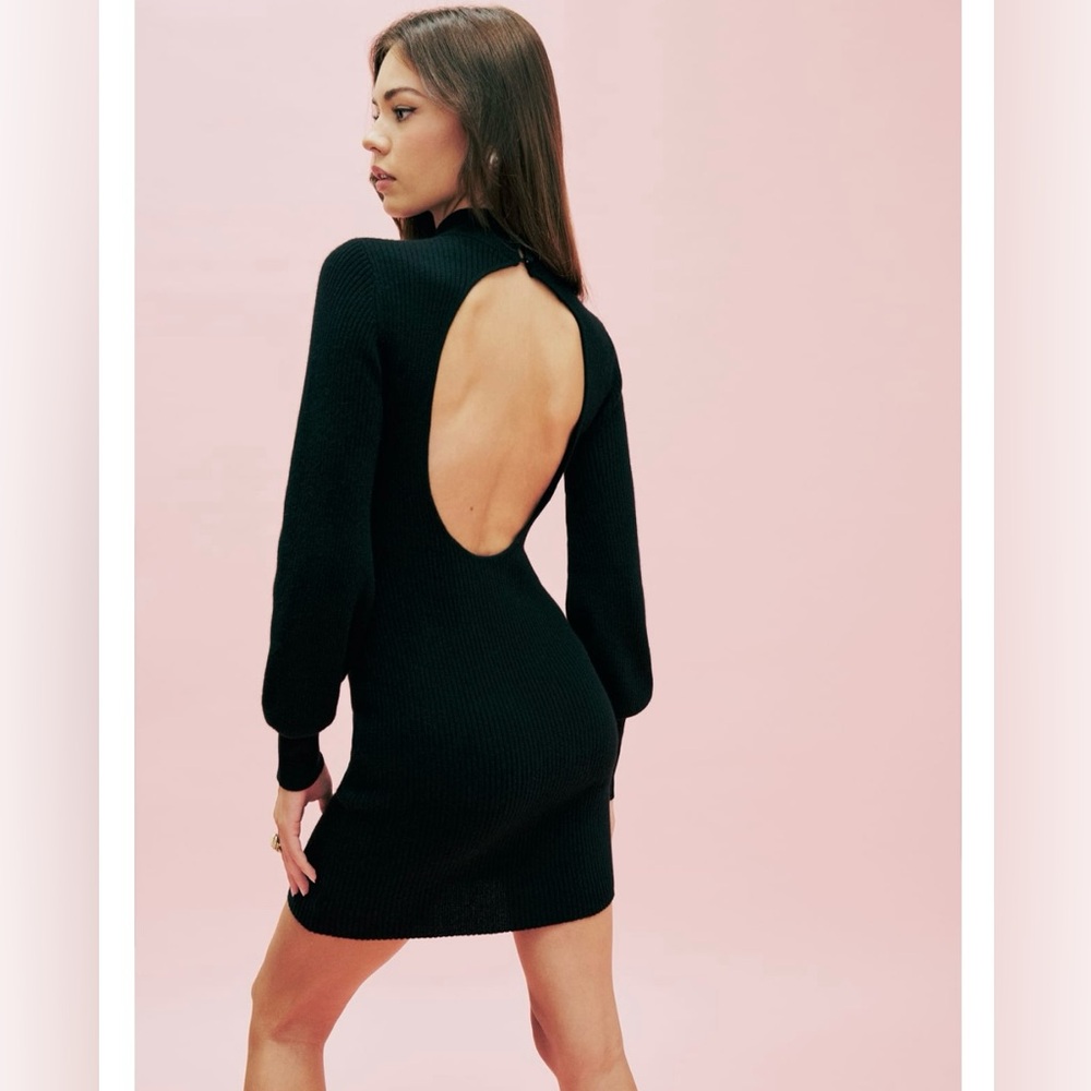 Reformation Dee Cashmere Sweater Mini Dress NWT